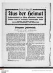 Aus der Heimat. halbmonatliche Beilage zur Pflege heimatlicher Interessen