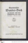 Eberswalder Wander-Buch. Stadt Eberswalde, Kloster Chorin, Großschifffahrtsweg Berlin-Stettin