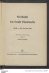 Geschichte der Stadt Eberswalde. Von 1740 bis 1940