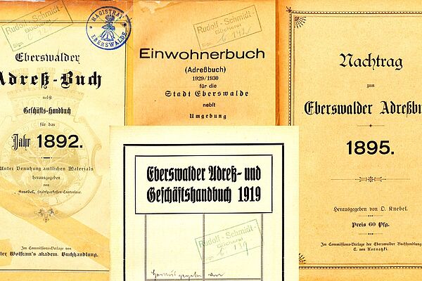 Historische Einwohner- und Adressbücher der Stadt Eberswalde Vorschaubild Historische Einwohner- und Adressbücher der Stadt Eberswalde